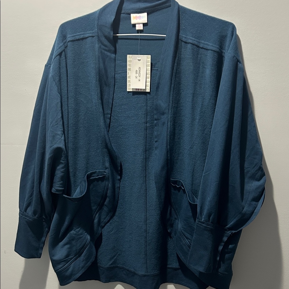 LuLaRoe Deep Blue Open Front Blazer